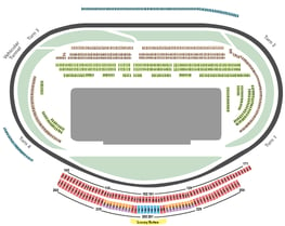 Kansas Speedway Seating Chart + Rows, Seats and Club Seats